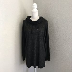 Motherhood Maternity Dark Gray Cowl Neck Sweater Size L